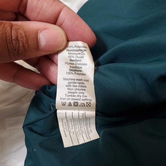 J. CREW | DOWN FEATHER QUILTED LIGHTWEIGHT PUFFER VEST FOREST GREEN WOMEN XS - Picture 13 of 16